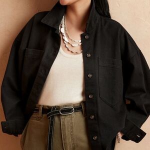 Oversized Shirt Jacket